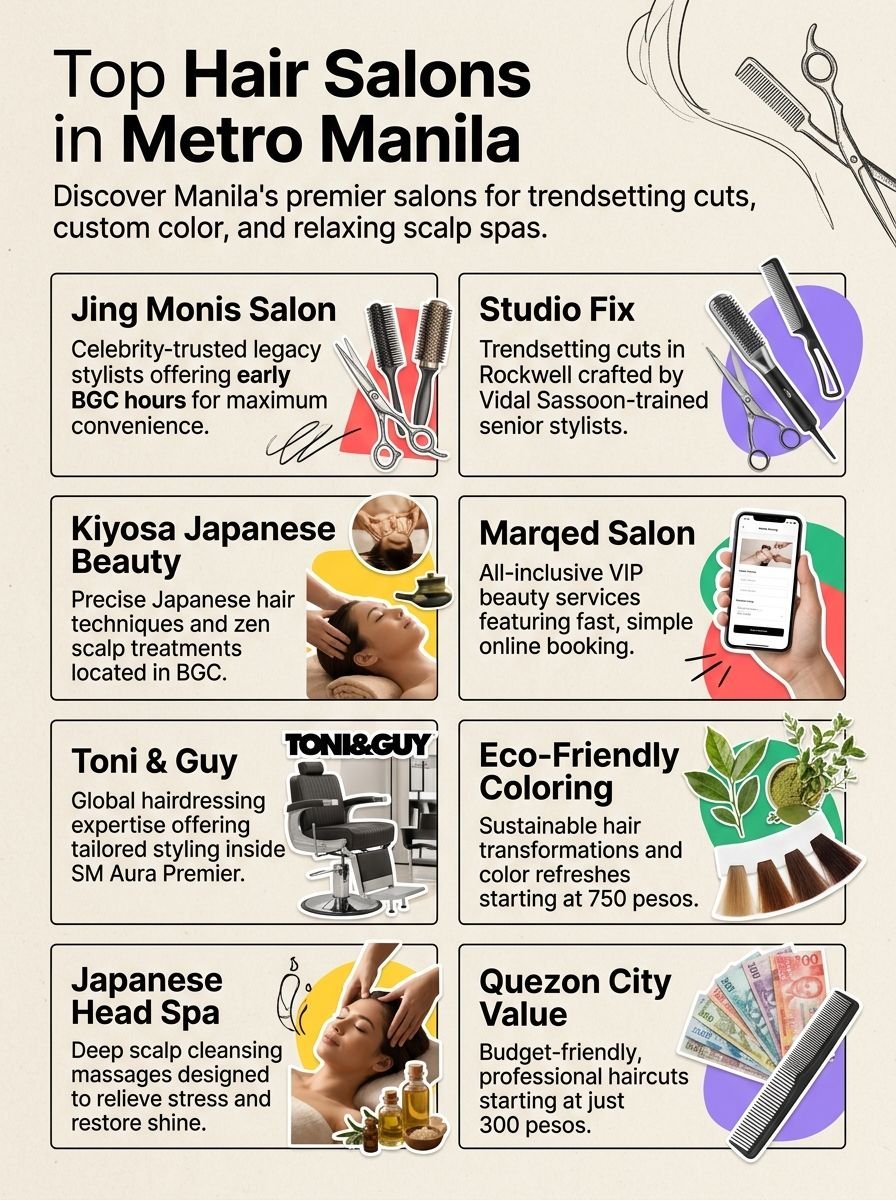Best Hair Salons in Manila (2026 Complete Guide)